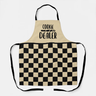 Cute cookie dealer bakery word art apron