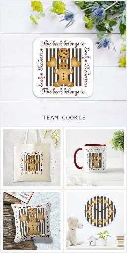 Cute Cookie Gingerbread Man Gifts and Room Decor