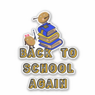Cute cookies back to school sticker