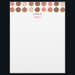 Cute Cookies Cookie Business Bakery Letterhead<br><div class="desc">Cute Cookies Cookie Business Bakery Letterhead. Vector by vecteezy.</div>