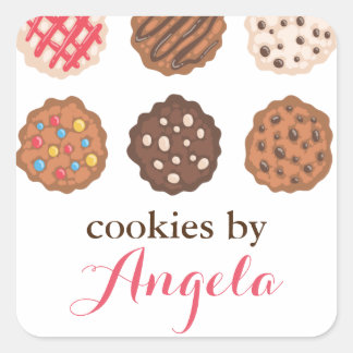 Cute Cookies Cookie Business Bakery Product Label