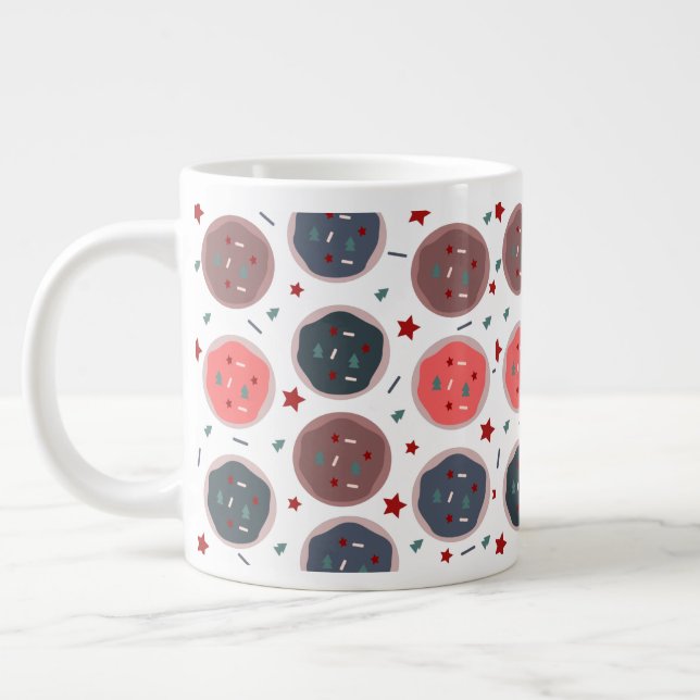 Cute Cookies Spinkles Bakery Sweet  Giant Coffee Mug (Left)