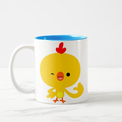 Cute Cool Cartoon Chicken Mug