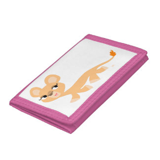 Cute Cool Cartoon Lioness Wallet