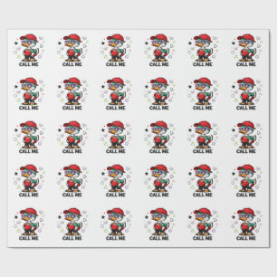 Cute Cool Duck Wearing Sunglasses Funny Cartoon Wrapping Paper
