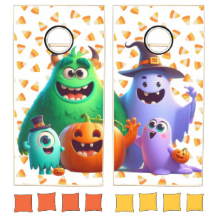 Cute & Cool, Halloween Monsters Cornhole Set