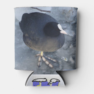 Cute Coot(s) on Ice Can Cooler
