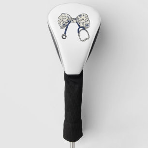 Cute Coquette Bow Coquette Bow Nurse Nursing Golf Head Cover
