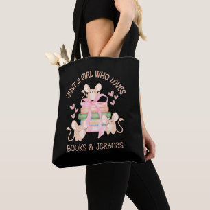 Cute Coquette JUST A GIRL WHO LOVES JERBOAS Tote Bag