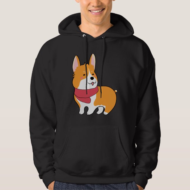 Cute Corgi 527 Hoodie (Front)