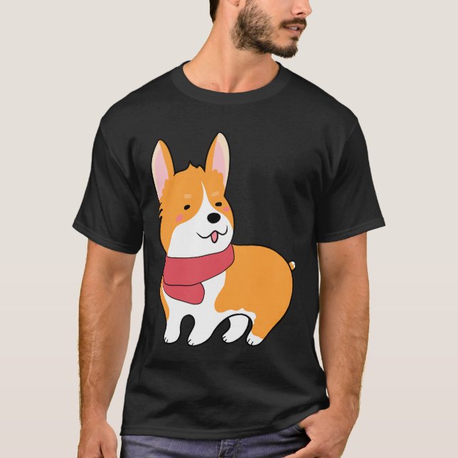 Cute Corgi  527 T-Shirt (Front)