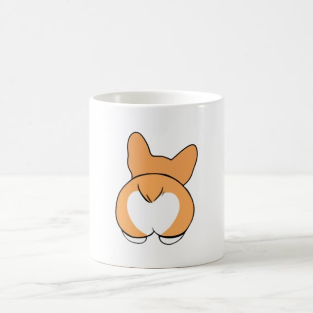 Cute Corgi Butt Mug (Center)