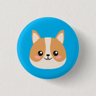 Cute Corgi Button