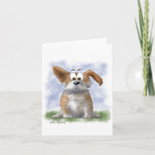 Cute Corgi Cartoon Card