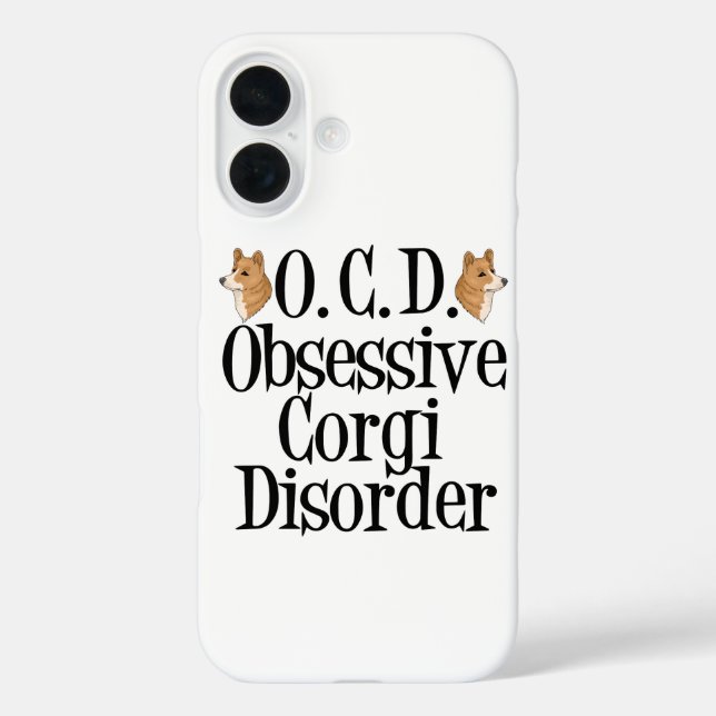 Cute Corgi Case-Mate iPhone Case (Back)