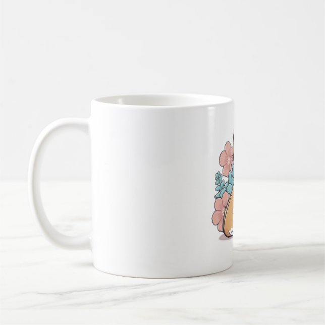 cute corgi  coffee mug (Left)