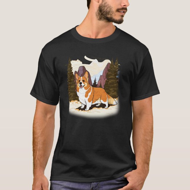 Cute Corgi Cool Pembroke Welsh Corgi  15 T-Shirt (Front)