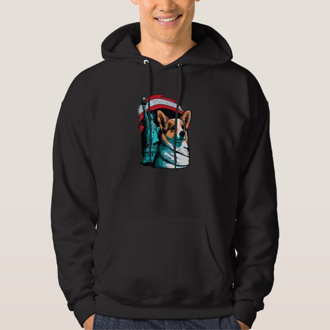 Cute Corgi Cool Pembroke Welsh Corgi  31 Hoodie (Front)