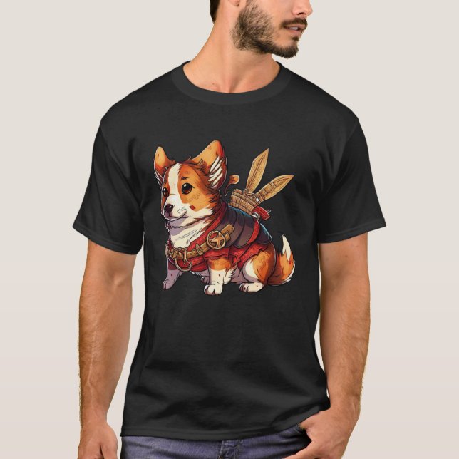 Cute Corgi Cool Pembroke Welsh Corgi  3 T-Shirt (Front)