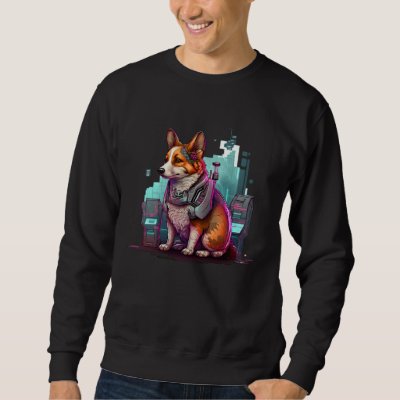 Cute Corgi Cool Pembroke Welsh Corgi  4 Sweatshirt