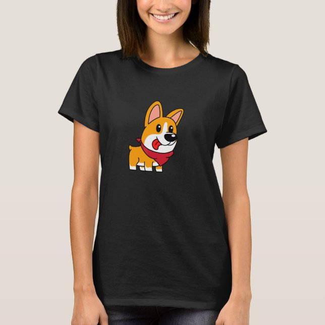 Cute Corgi  Corgi Dog 2 T-Shirt (Front)