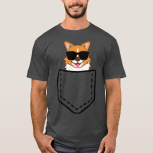 Cute Corgi Corgi In Pocket Corgi Gifts for Lover T-Shirt