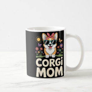 Cute Corgi Design For Women Girls Mom Dog Welsh Co Coffee Mug