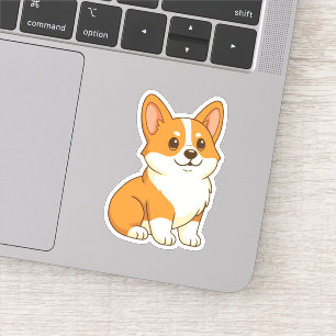 Cute Corgi Dog Sticker