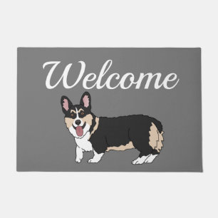 Cute Corgi  Doormat