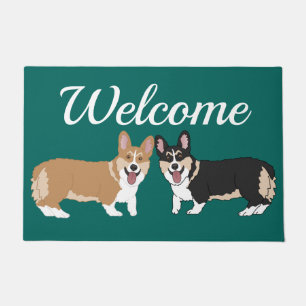 Cute Corgi  Doormat