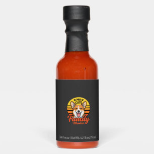 Cute Corgi Family Member Dog Lover Hot Sauces