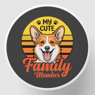 Cute Corgi Family Member Dog Lover Mini Candle Favors