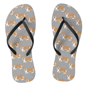 Cute Corgi Flip Flops