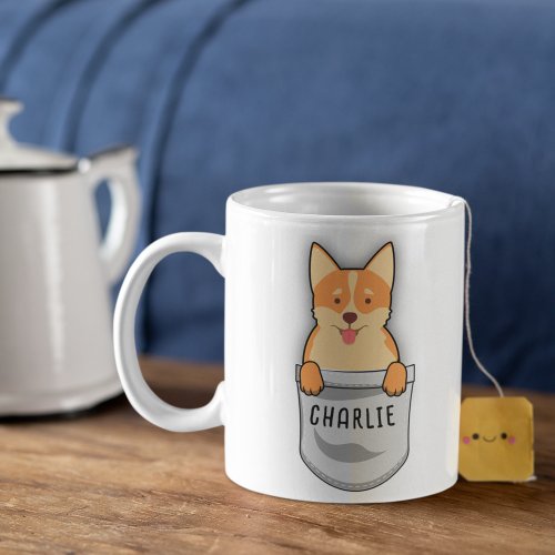 Cute Corgi for Dog Lover Dog Trainer Lover Coffee Mug