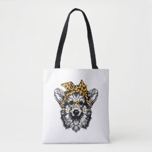 Cute Corgi Funny Dog Lover Gift Tote Bag