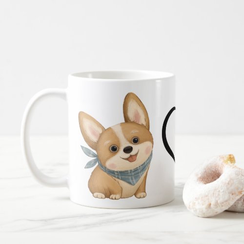 Cute Corgi Gift Funny Cartoon Puppy Dog Lovers Coffee Mug