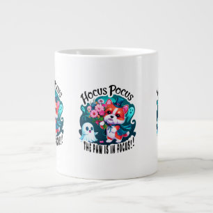 Cute Corgi Halloween Art: Hocus Pocus Theme Design Giant Coffee Mug