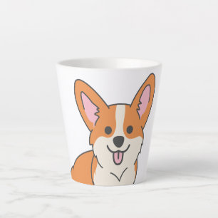 Cute Corgi Latte Mug