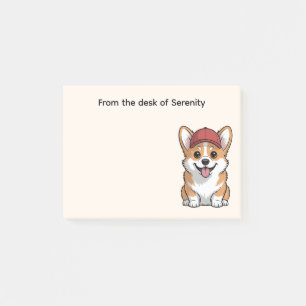 Cute Corgi Lover Gift Cartoon Puppy Dog Mom Post-it Notes