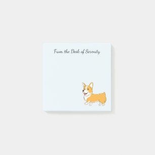 Cute Corgi Lover Gift Cartoon Puppy Dog Mom Post-it Notes