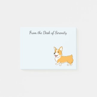 Cute Corgi Lover Gift Funny Cartoon Puppy Dog Mom Post-it Notes