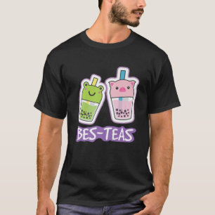 Cute Corgi Loves Bubble Tea Funny Boba's Dog Welsh T-Shirt