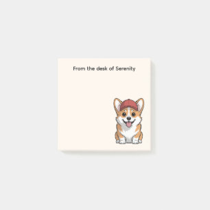 Cute Corgi Mom Gift Cartoon Puppy Dog Lover Post-it Notes