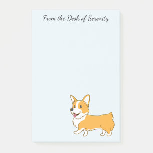 Cute Corgi Mom Gift Cartoon Puppy Dog Lover Post-it Notes