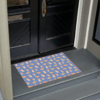 Cute Corgi Pattern Blue