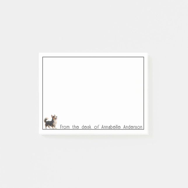 Cute Corgi Personalize Notes (Front)