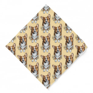 Cute Corgi puppy Bandana