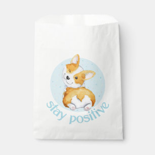 Cute Corgi Puppy Dog Favor Bag
