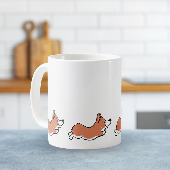 Cute Corgi Simple Custom Mug (Creator Uploaded)