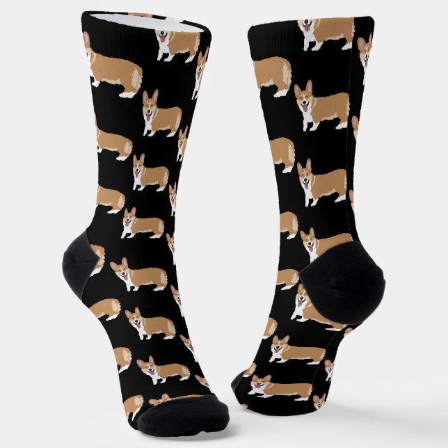 Cute Corgi  Socks (Angled)